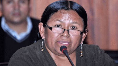 Exministra de Desarrollo Rural, Nemesia Achacollo gastó Bs 178 mil en una sola reunión