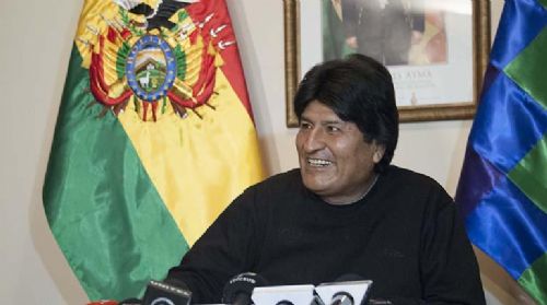 Evo Morales culpa a medios de comunicación y a EEUU por caida de popularidad