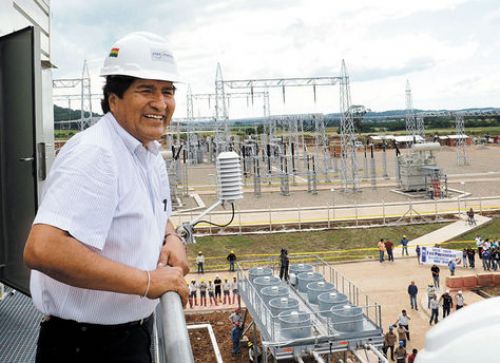 Evo Morales reveló que una termoeléctrica estatal enfrenta problemas económicos