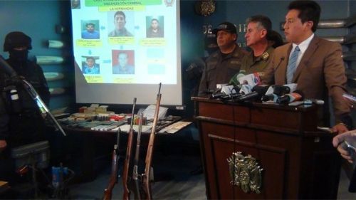 Policía descubre en una vivienda de La Paz una fábrica artesanal de armas para delincuentes