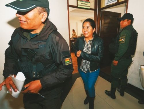 Cristina Choque ratifica que Ministro Quintana sabía de las visitas de Gabriela Zapata