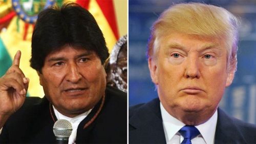 Evo Morales ve a Trump como el único déspota en el mundo