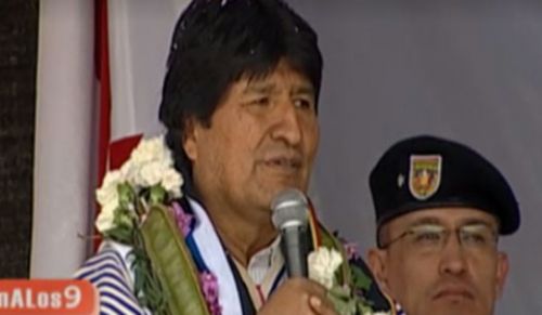 Evo Morales asegura que el lamento boliviano ya terminó, ahora se vive en progreso