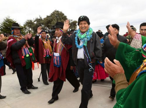 Evo Morales reitera el desafío de llegar al Bicentenario de Bolivia con cero pobreza extrema