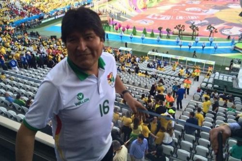 Evo Morales irá a Rusia para ver la inauguración del Mundial de fútbol 
