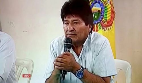 Evo Morales busca culpar a la oposicin boliviana tras el fraude electoral que lo oblig a renunciar