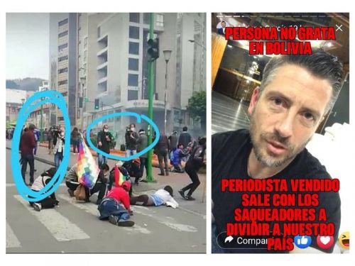 Periodista argentino de Amrica Noticias alienta convulsin social con noticias falsas